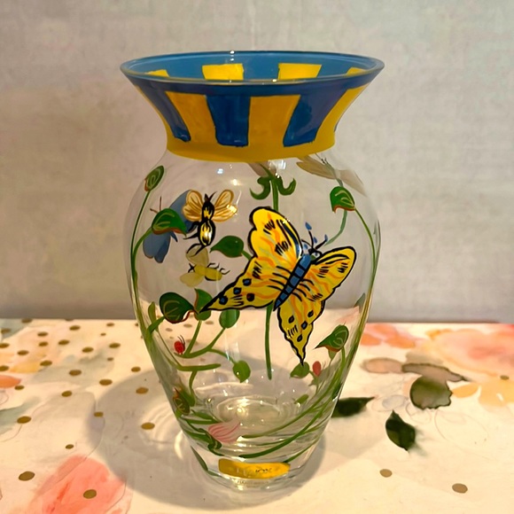 Lenox Accents Vintage Unused Lenox Butterfly Meadow Vase Poshmark